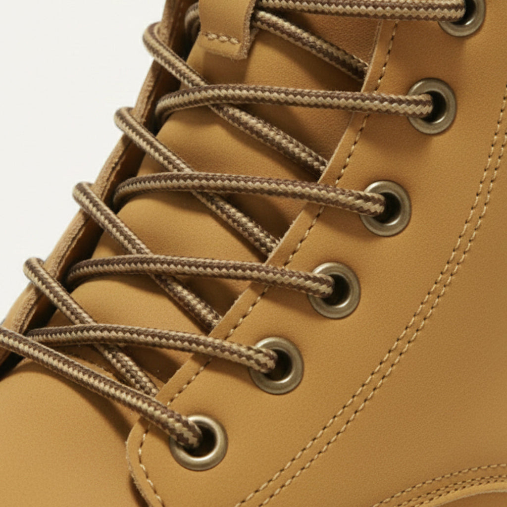 Men's Italian Style Leather Alpine Boots – Rugged Lug Sole Mountain Boots