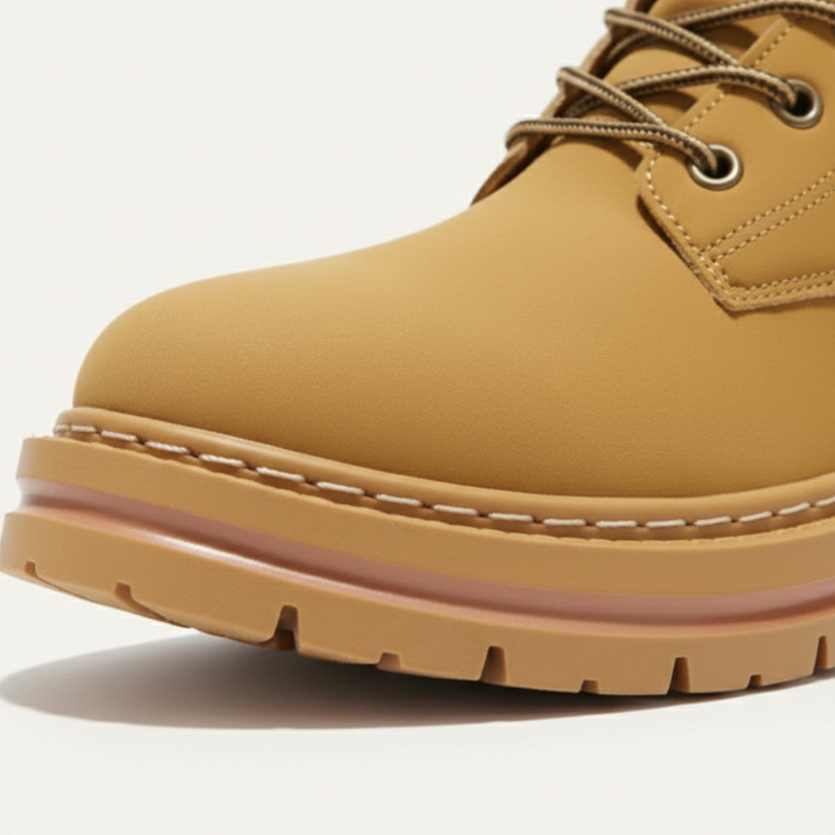 Men's Italian Style Leather Alpine Boots – Rugged Lug Sole Mountain Boots