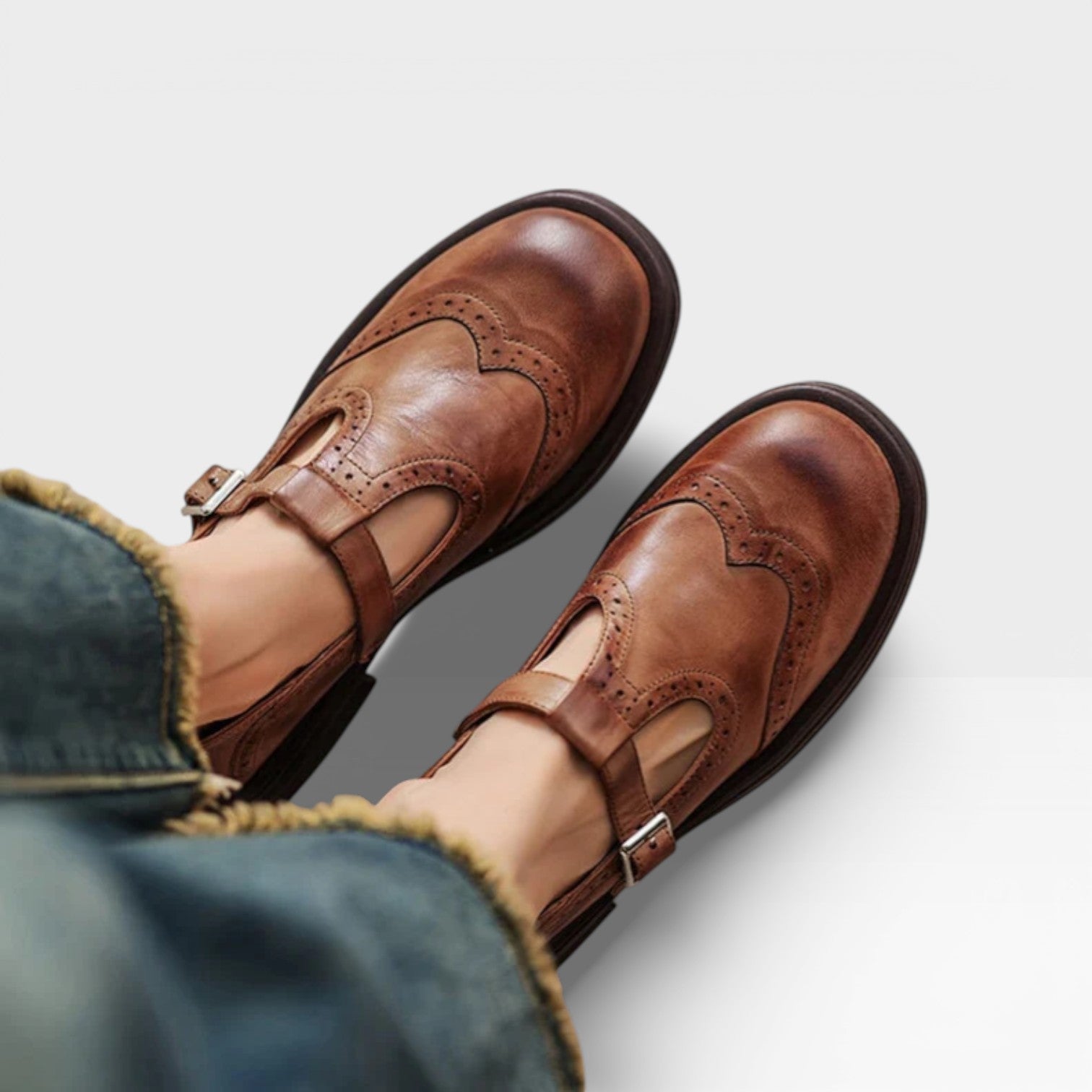 Women’s Classic Leather Mary Jane Flats