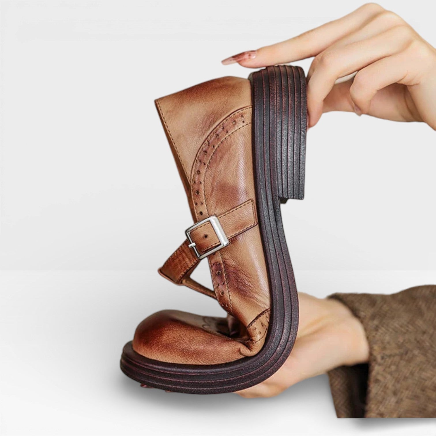 Women’s Classic Leather Mary Jane Flats