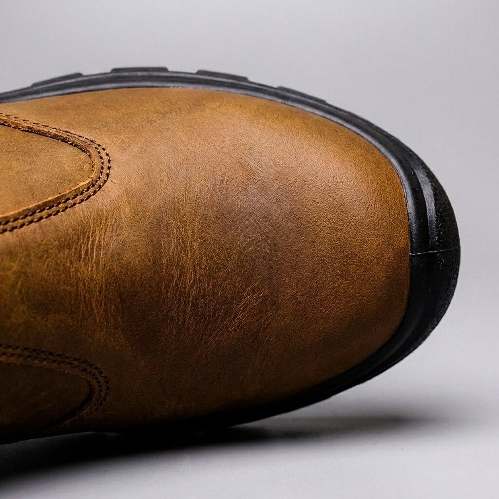 Men's Rugged Leather Chelsea Boots