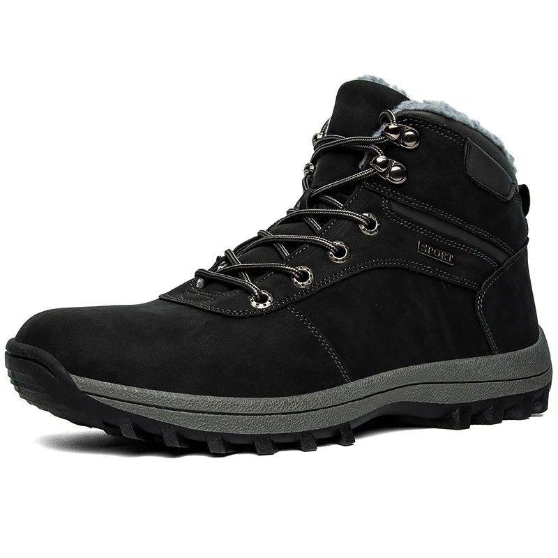 Men's Rugged Waterproof Winter Hiking Boots