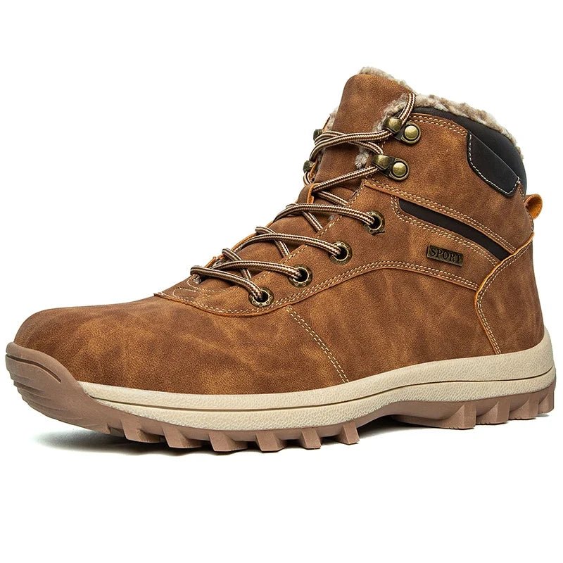 Men's Rugged Waterproof Winter Hiking Boots
