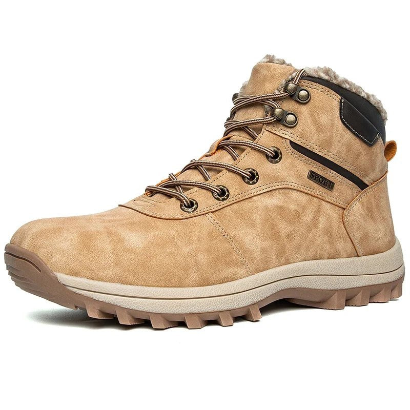 Men's Rugged Waterproof Winter Hiking Boots