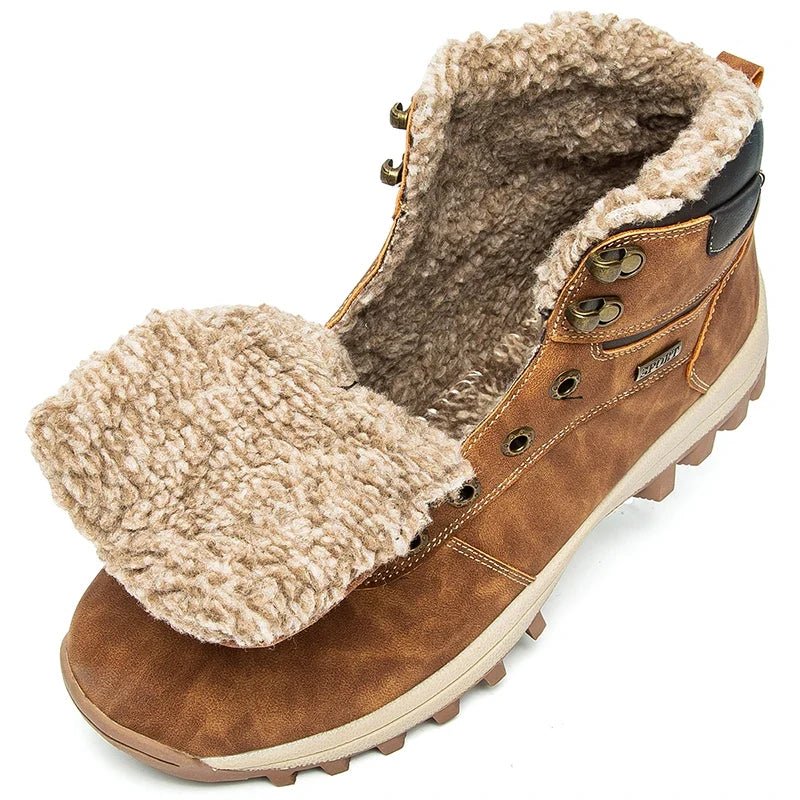 Men's Rugged Waterproof Winter Hiking Boots