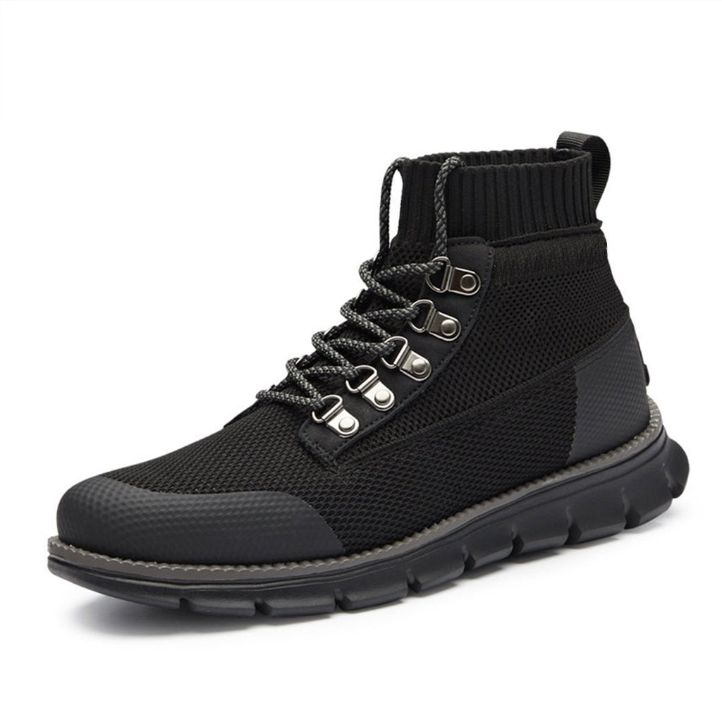 Men's Easygoing Breathable High-Top Trainers