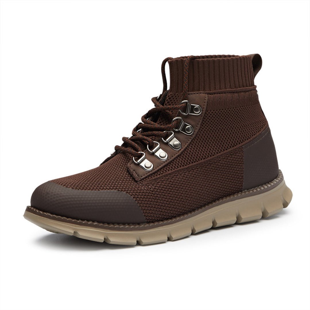 Men's Easygoing Breathable High-Top Trainers