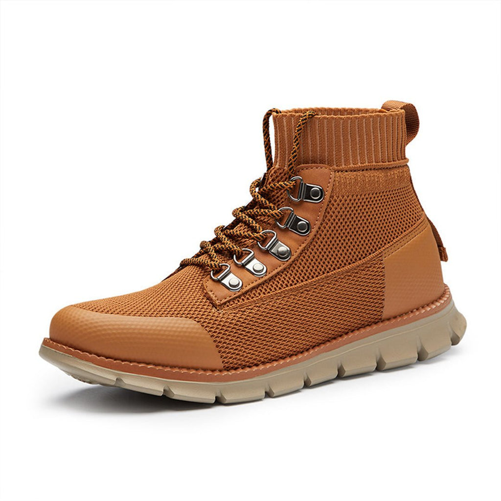 Men's Easygoing Breathable High-Top Trainers