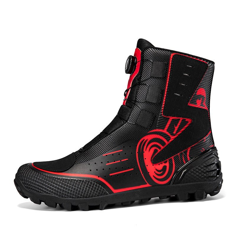 Men's Rugged High-Top Biker Boots