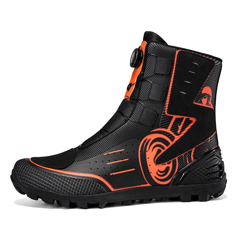 Men's Rugged High-Top Biker Boots