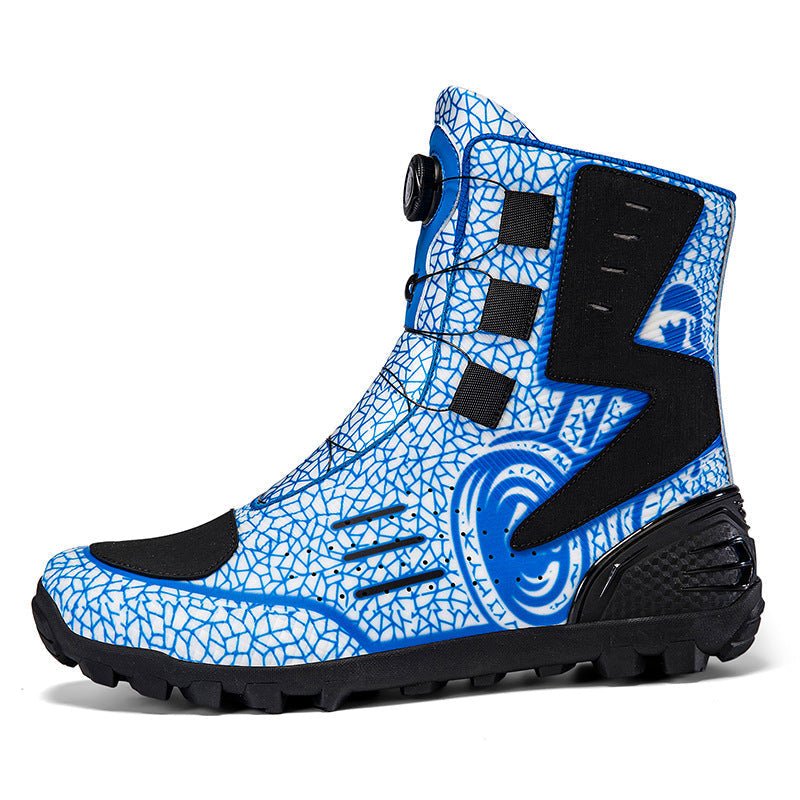 Men's Rugged High-Top Biker Boots