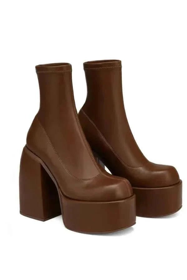 Women's Chic Platform Ankle Boots