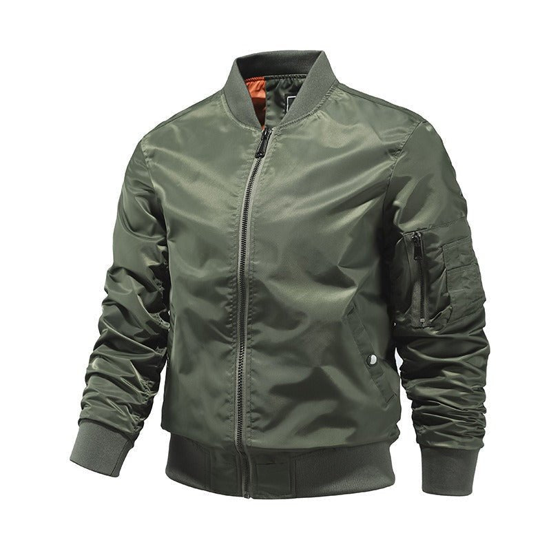 Men's Classic Windproof Bomber Jacket