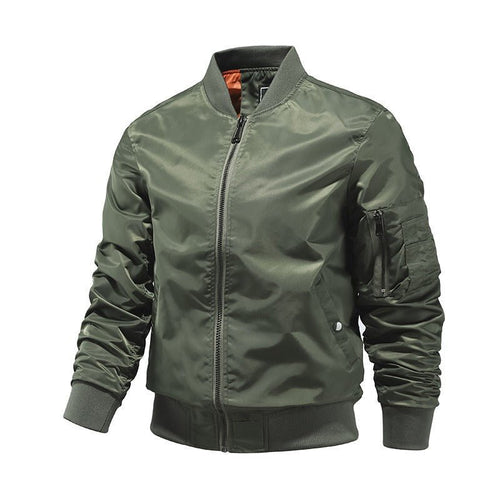 Men's Classic Windproof Bomber Jacket