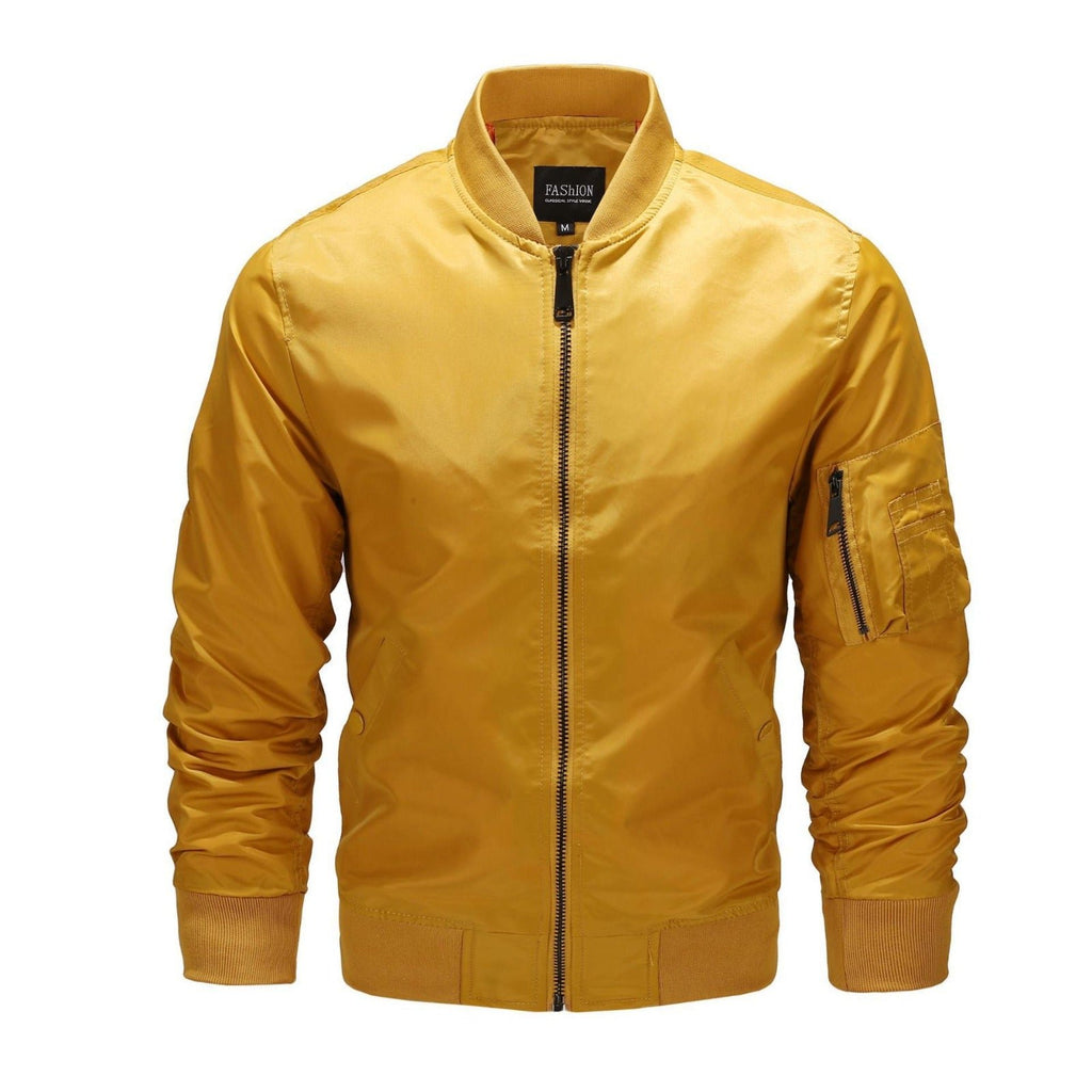 Men's Classic Windproof Bomber Jacket