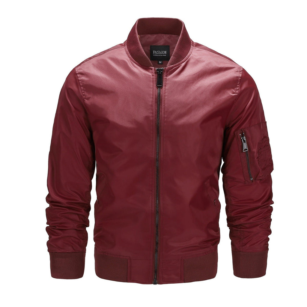 Men's Classic Windproof Bomber Jacket