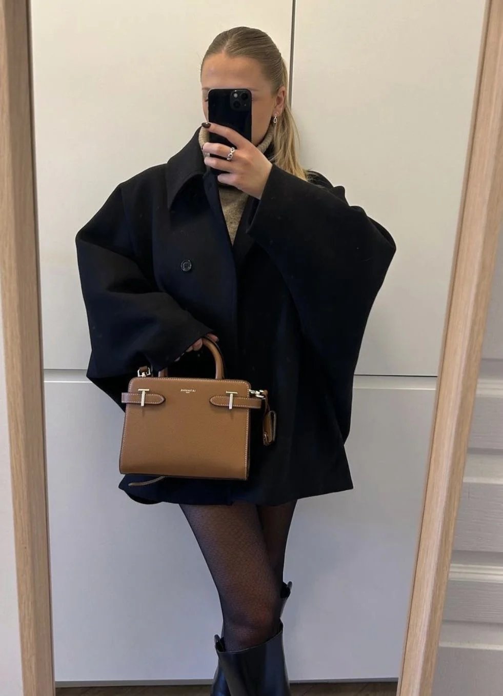 Women's Chic Oversized Single-Breasted Wool Coat