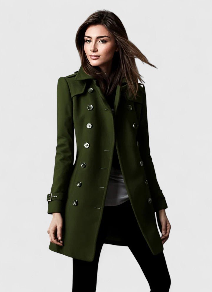 Women's Elegant Double-Breasted Coat