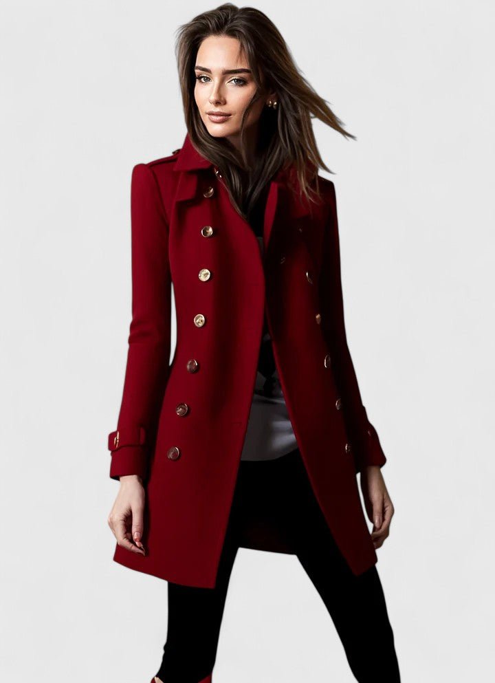 Women's Elegant Double-Breasted Coat