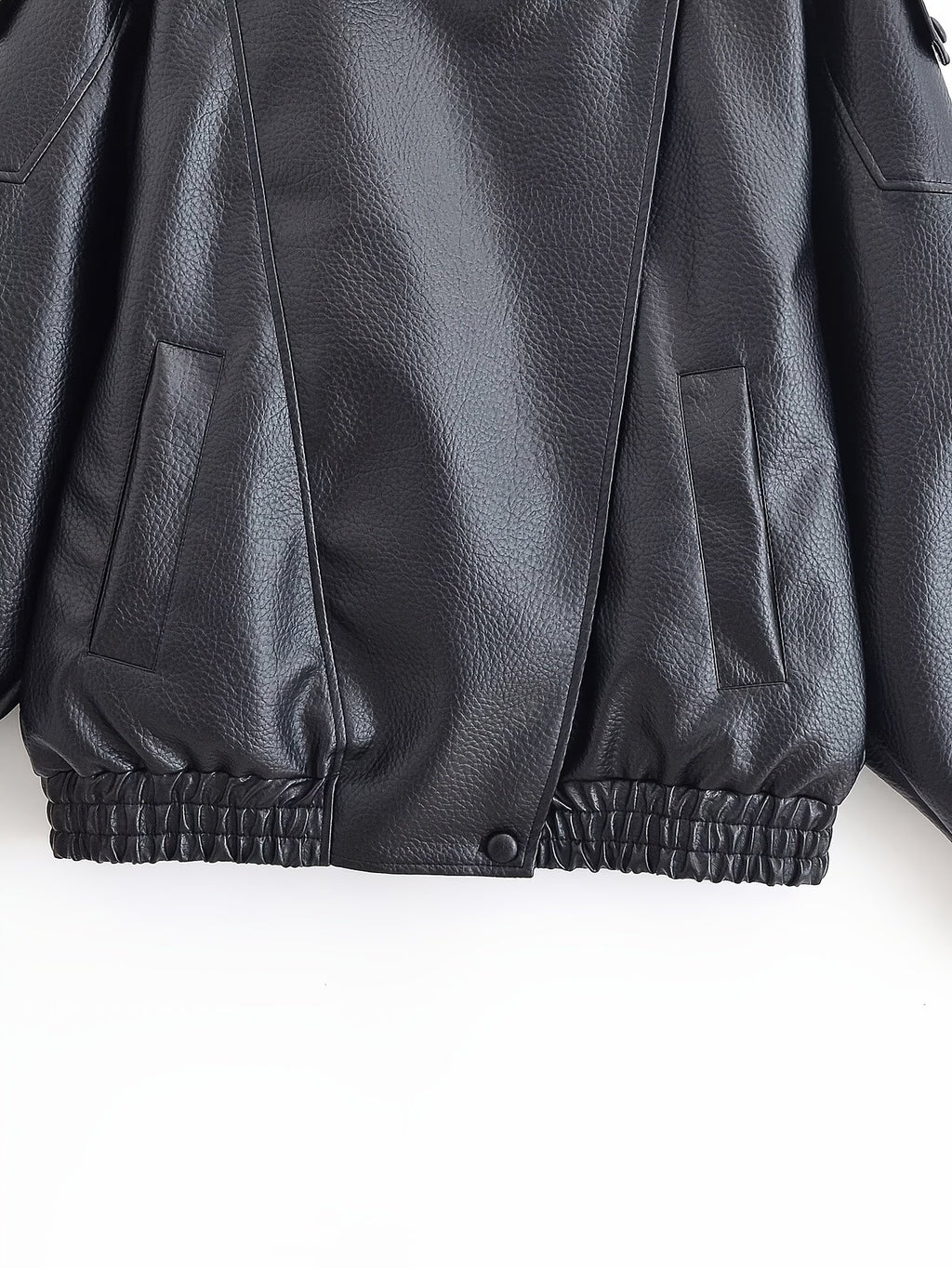 Women's Chic High-Collar Asymmetrical Biker Jacket