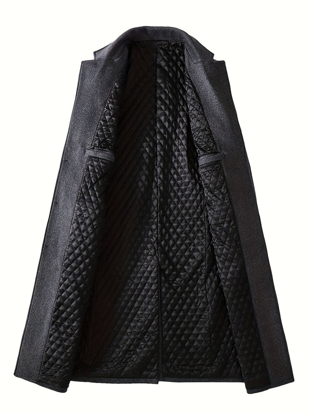 Men's Elegant Long Overcoat