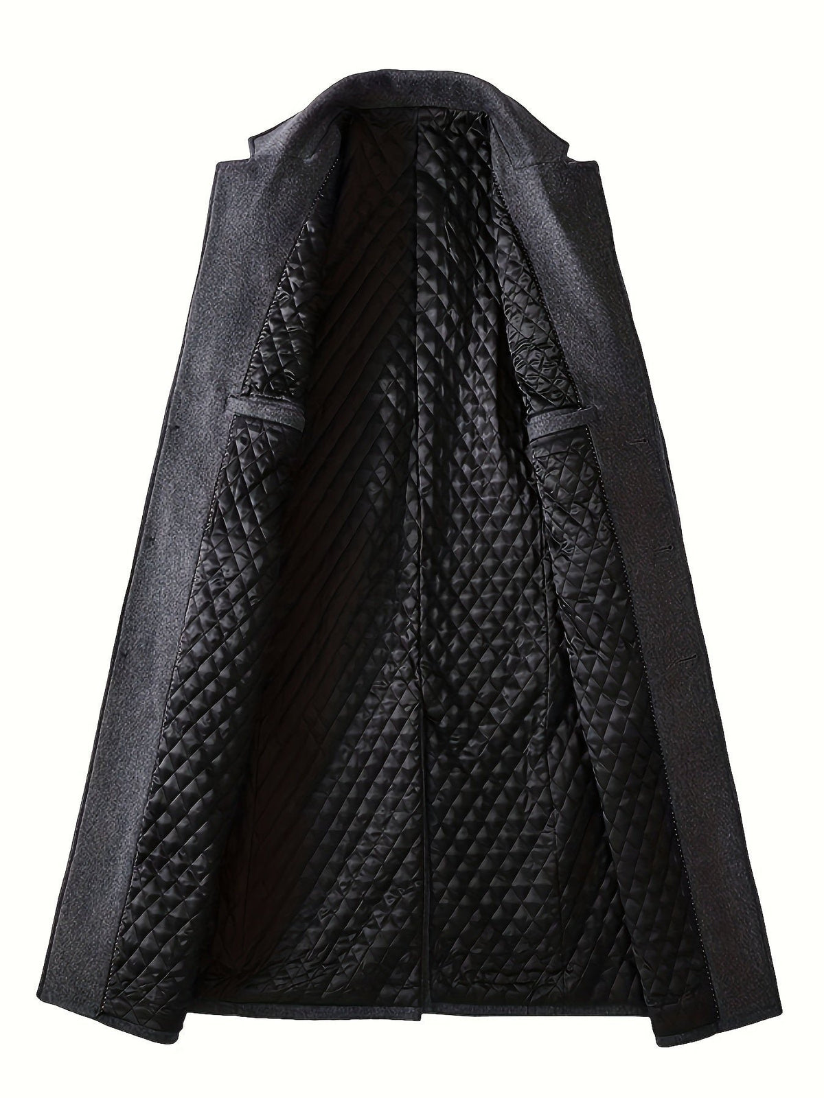Men's Elegant Long Overcoat