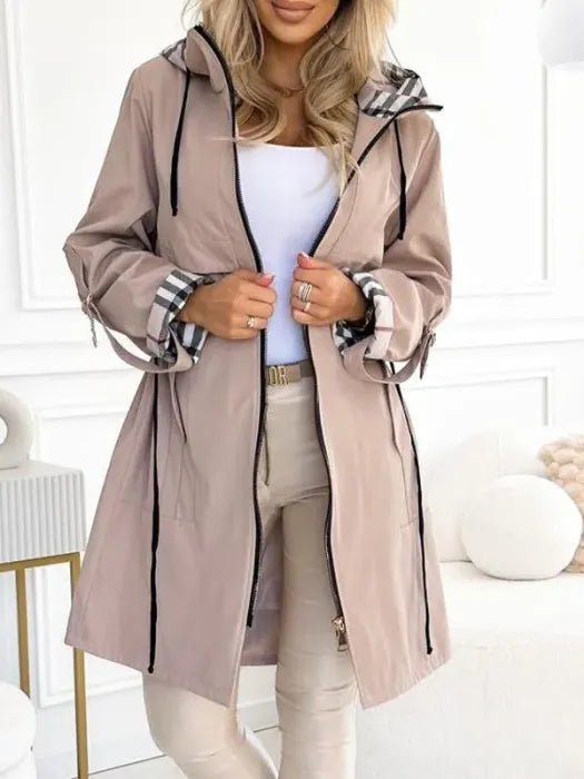 Women's Charming Hooded Longline Jacket