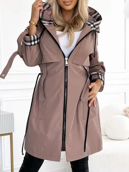 Women's Charming Hooded Longline Jacket