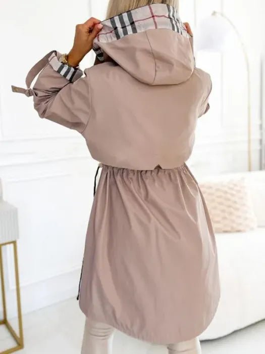 Women's Charming Hooded Longline Jacket