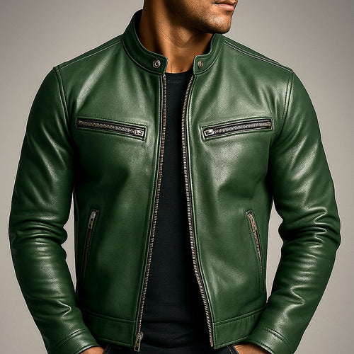 Men's Classic Vintage Leather Jacket