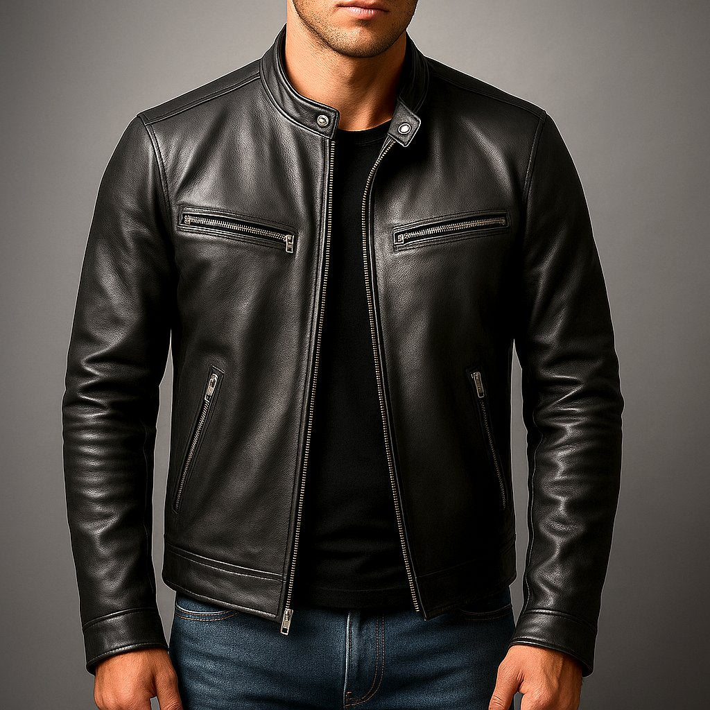 Men's Classic Vintage Leather Jacket