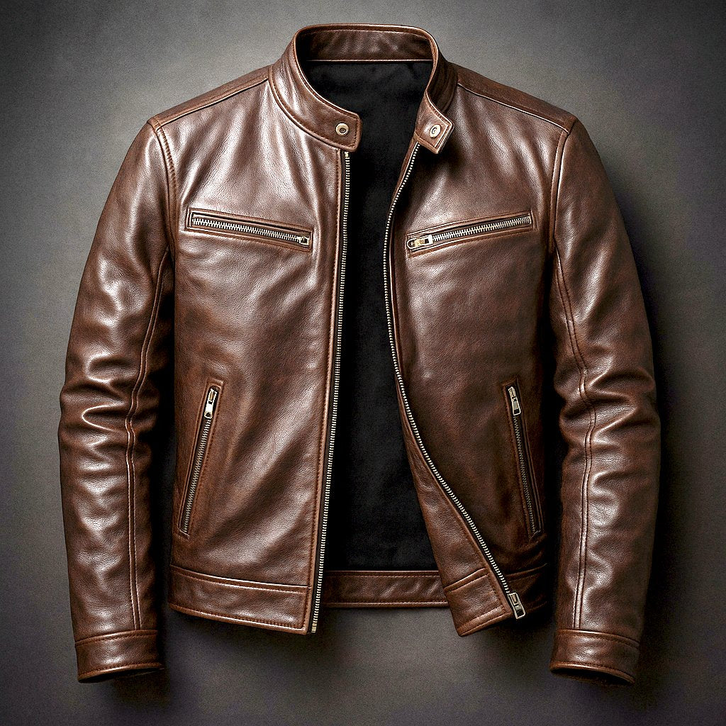 Men's Classic Vintage Leather Jacket