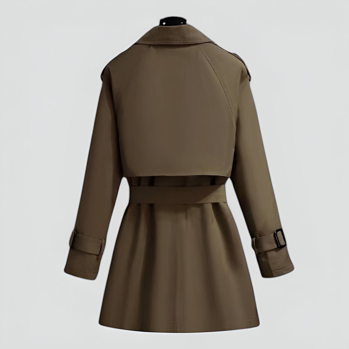 Women's Elegant Double-Breasted Trench Coat