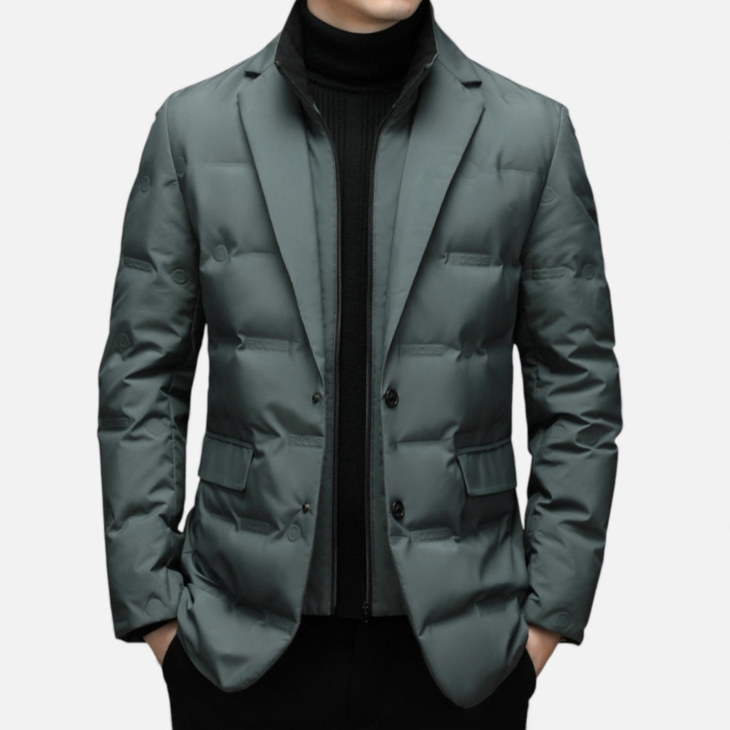 Men's Refined Down-Filled Puffer Jacket