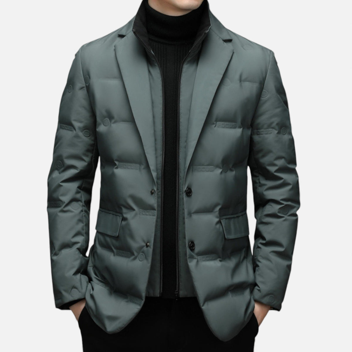 Men's Refined Down-Filled Puffer Jacket