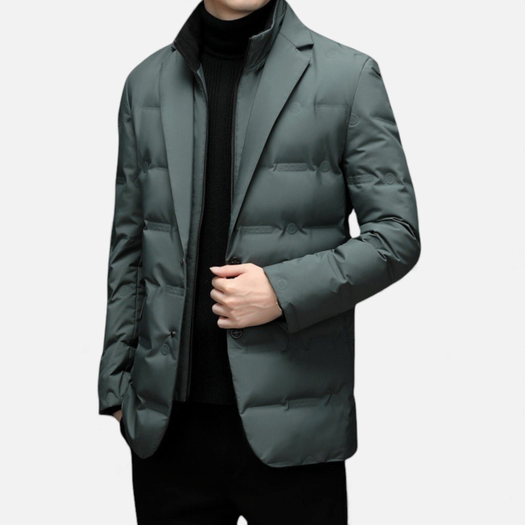 Men's Refined Down-Filled Puffer Jacket