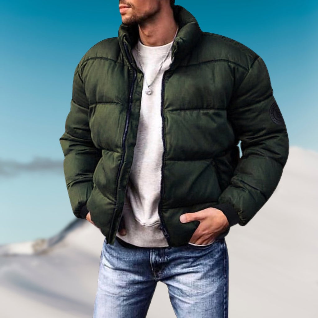 Men's Relaxed Down-Filled Puffer Jacket