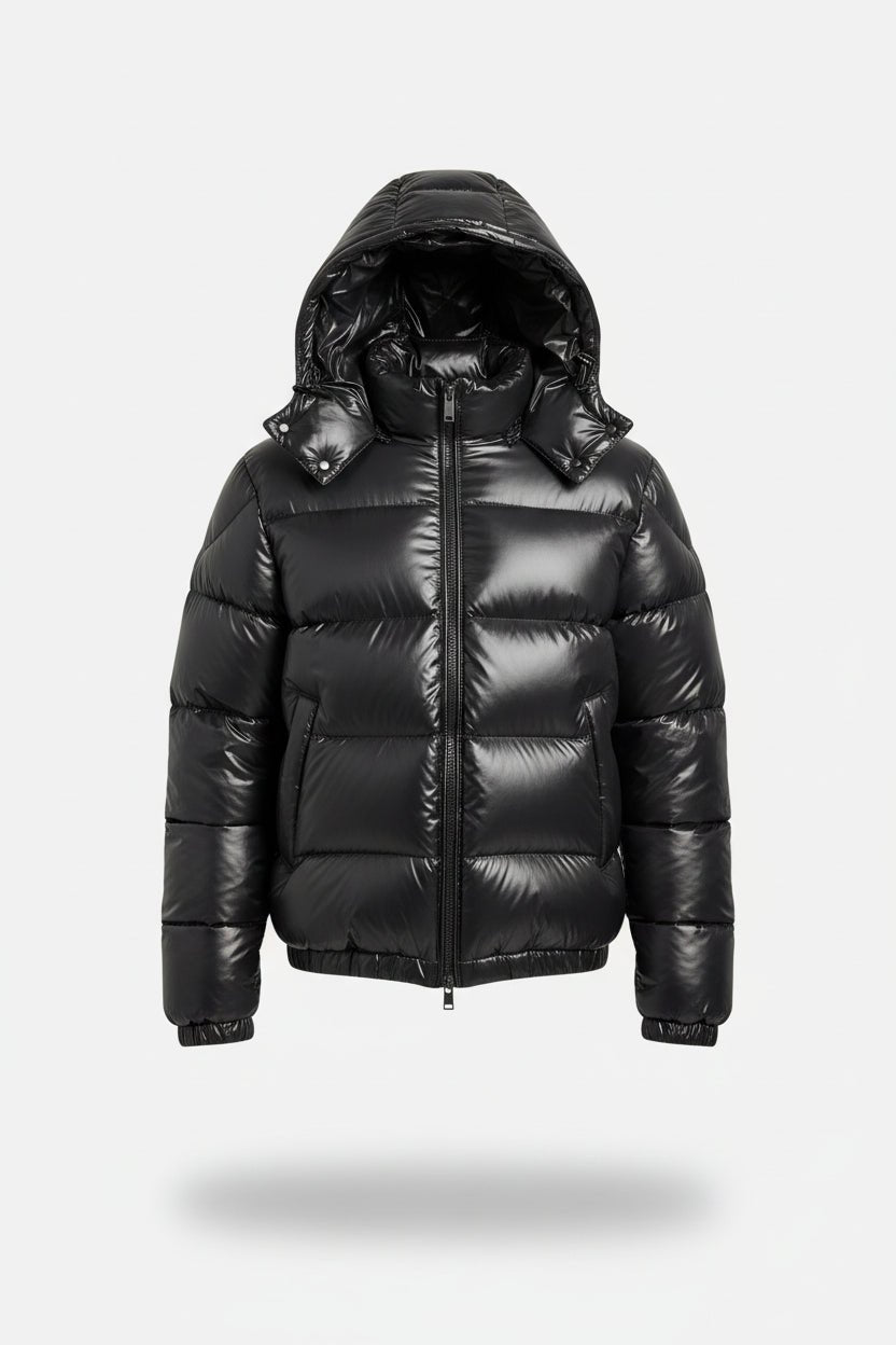 Men's Rugged Sherpa Lined Quilted Puffer Jacket