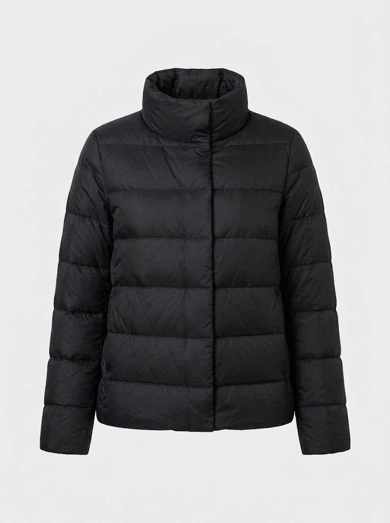 Women's Elegant Short Stand-Collar Puffer Jacket