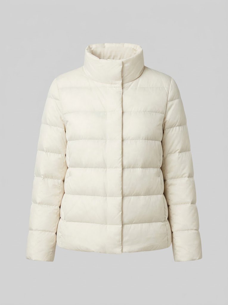 Women's Elegant Short Stand-Collar Puffer Jacket