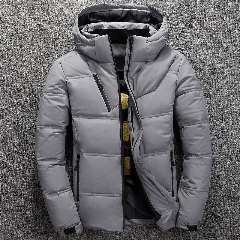 Men's Rugged Detachable-Hood Puffer Jacket