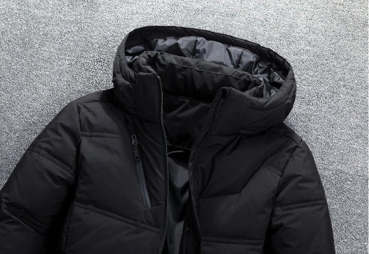 Men's Rugged Detachable-Hood Puffer Jacket