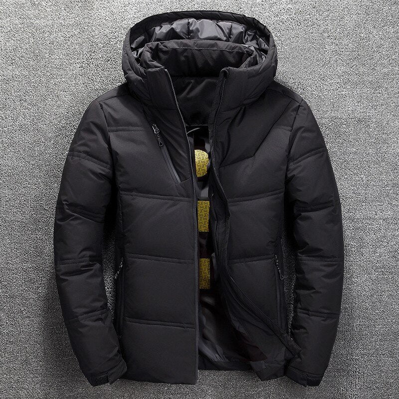 Men's Rugged Detachable-Hood Puffer Jacket