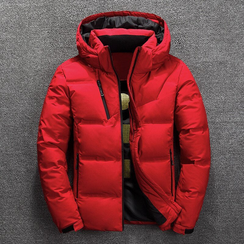Men's Rugged Detachable-Hood Puffer Jacket