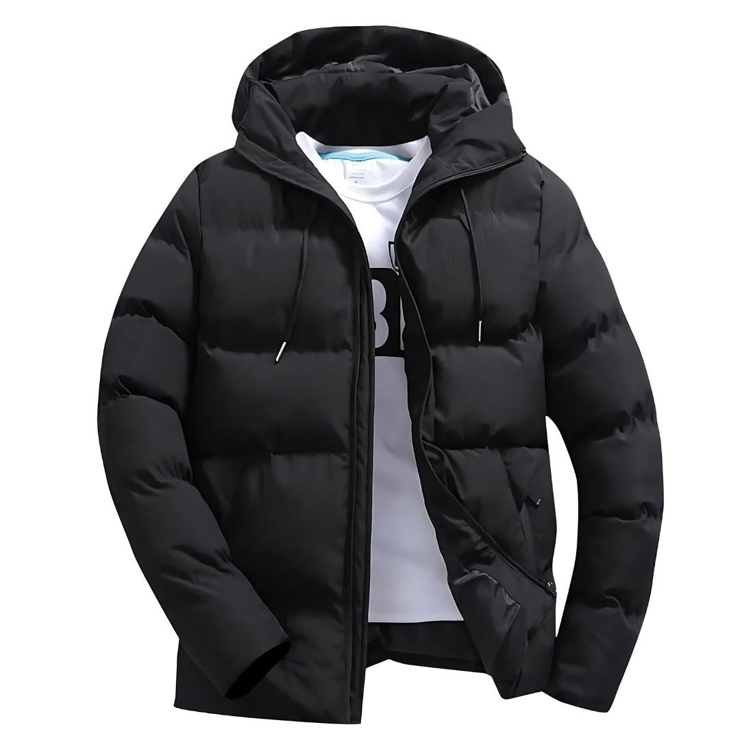 Men's Cosy Insulated Hooded Puffer Jacket