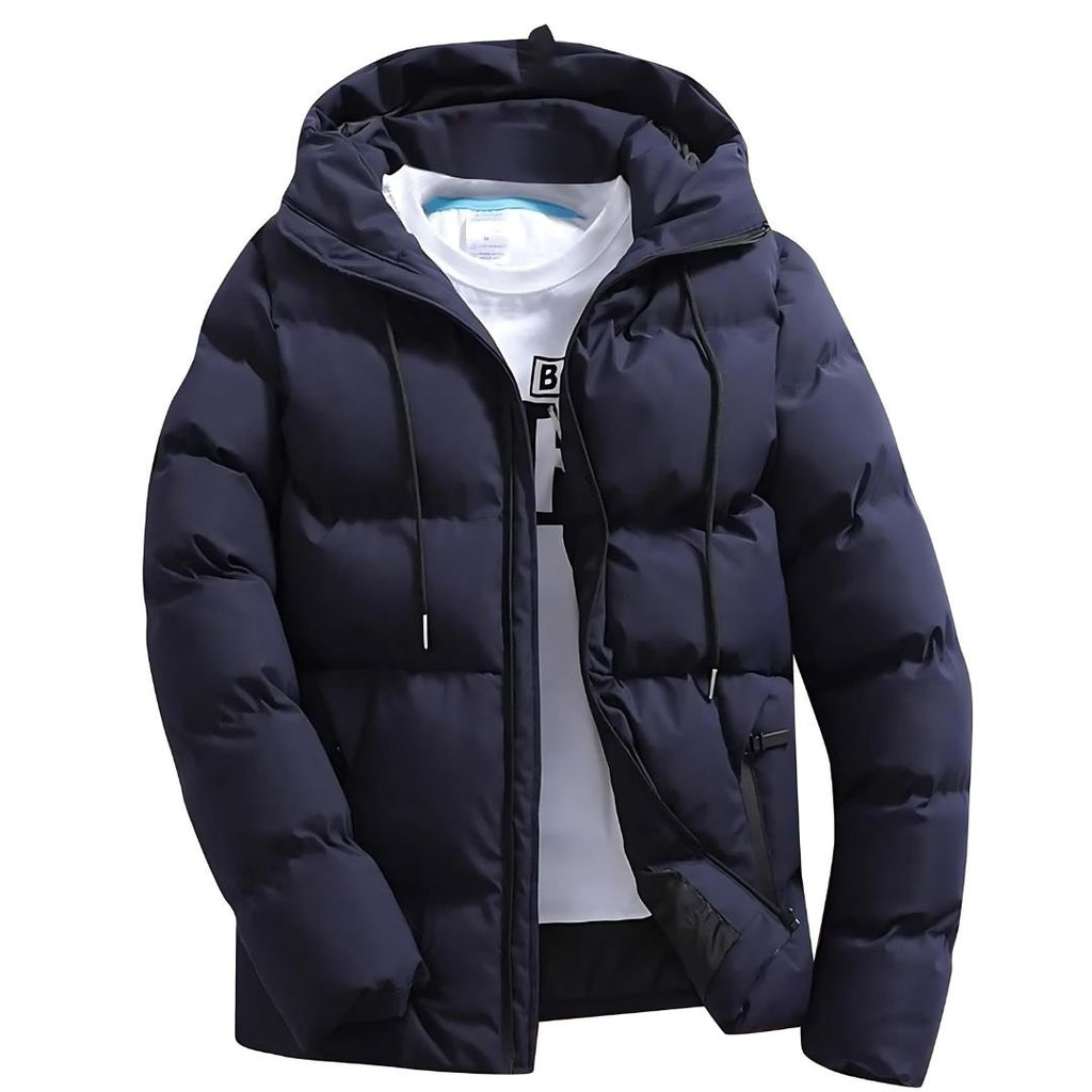 Men's Cosy Insulated Hooded Puffer Jacket