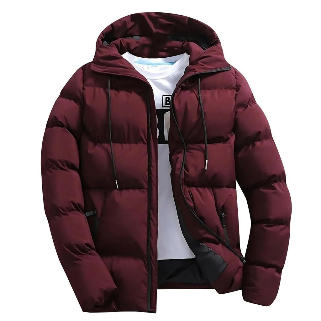 Men's Cosy Insulated Hooded Puffer Jacket