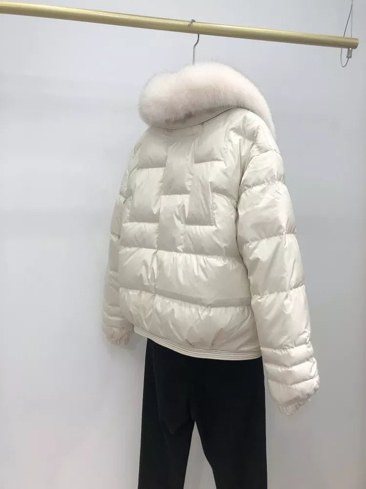 Women's Cosy Plush-Collar Puffer Jacket