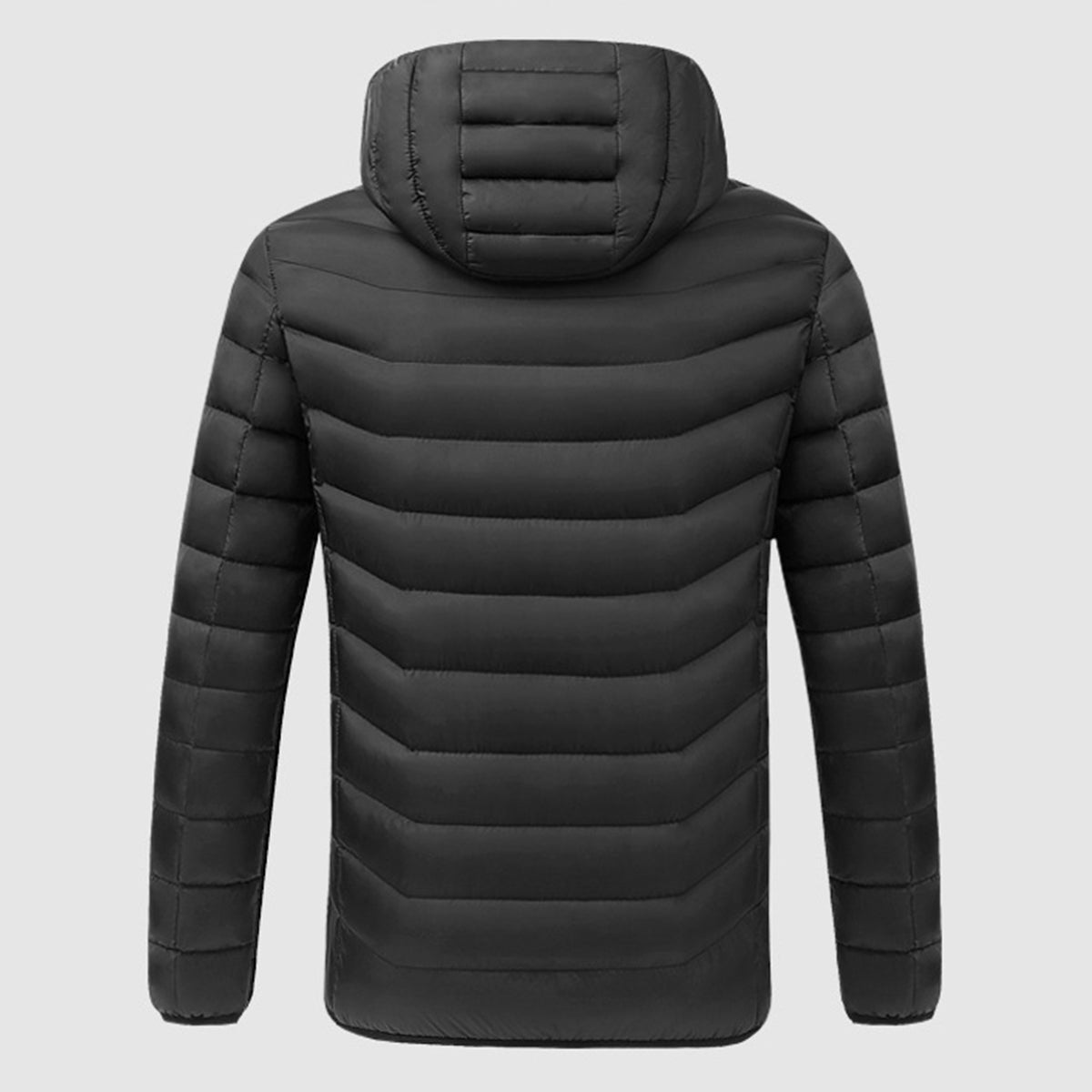 Unisex Heated Puffer Jacket with Hood
