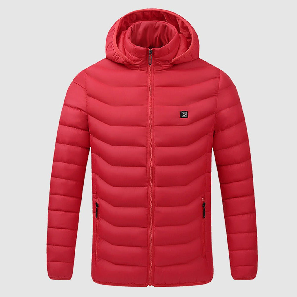 Unisex Heated Puffer Jacket with Hood